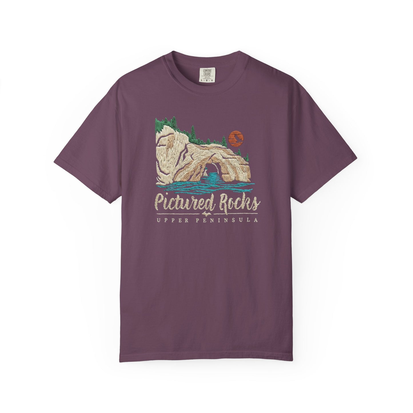 Pictured Rocks Lover's Leap T-Shirt - Heavyweight Comfort Colors