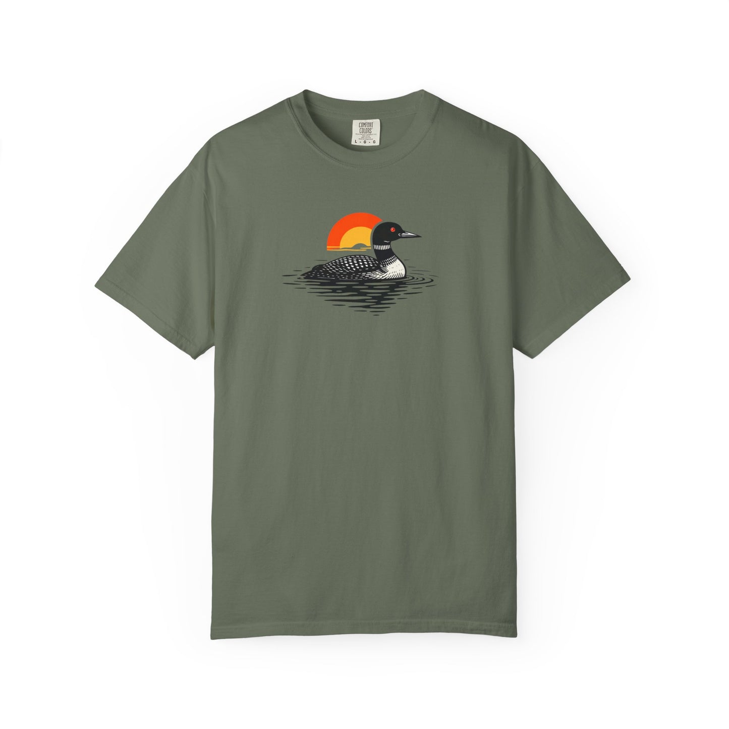 Loon at Sunset T-Shirt - Heavyweight Comfort Colors