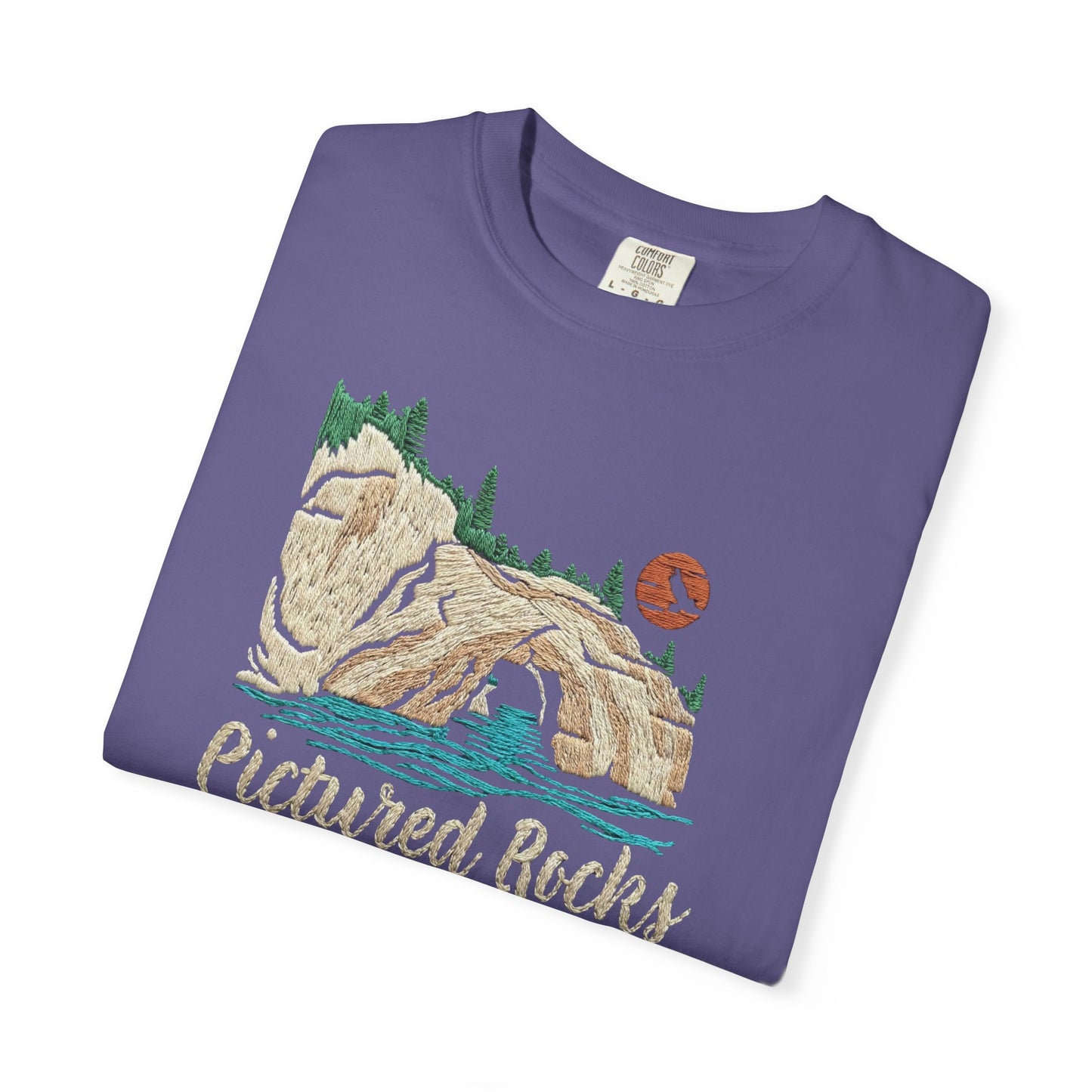 Pictured Rocks Lover's Leap T-Shirt - Heavyweight Comfort Colors