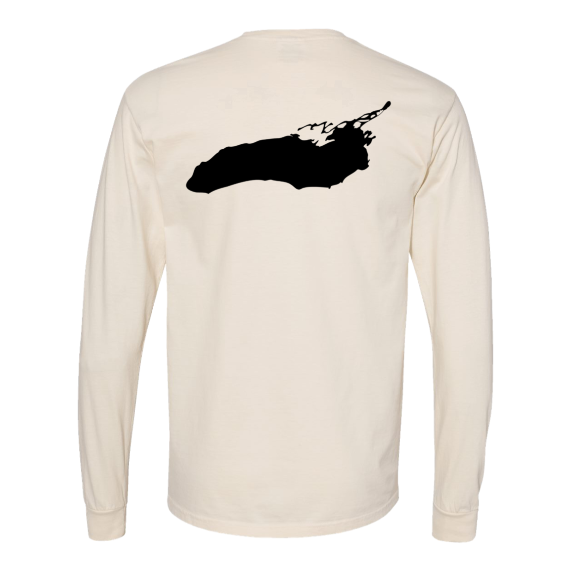 Lake Ontario Long Sleeve T-Shirt Back Print - Comfort Colors