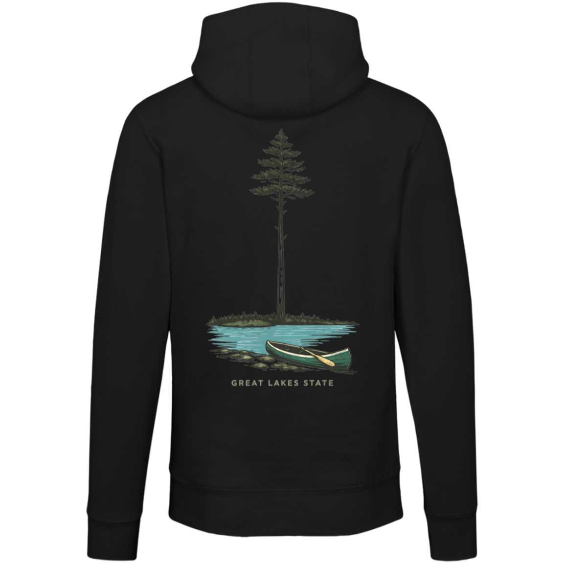 Great Lakes State Hoodie Back Print