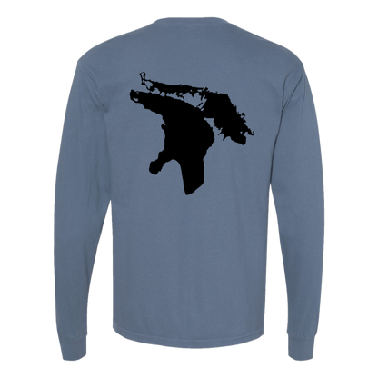 Lake Huron Long Sleeve T-Shirt Back Print - Comfort Colors