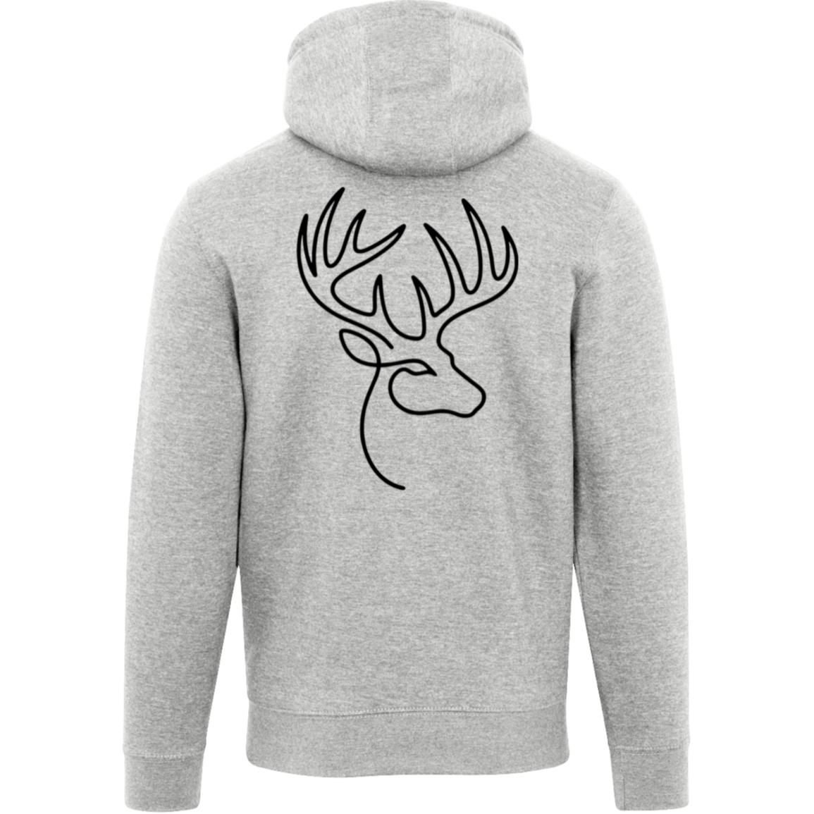 Buck One-Line Hoodie Back Print