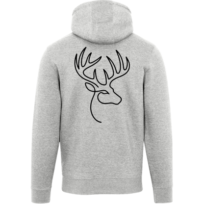 Buck One-Line Hoodie Back Print