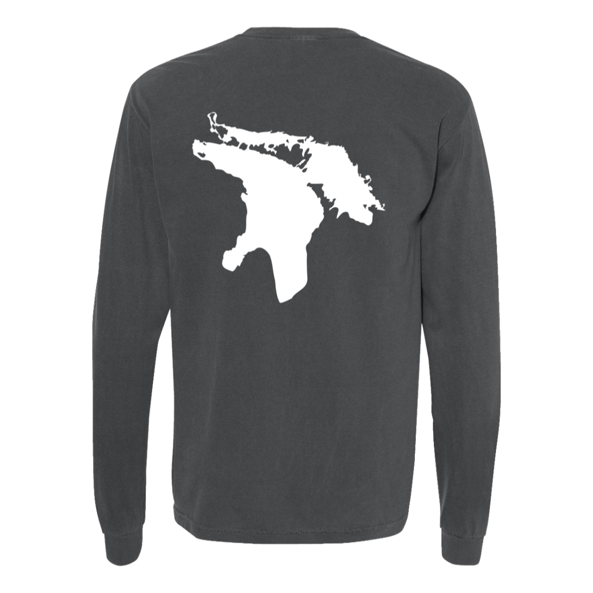 Lake Huron Long Sleeve T-Shirt Back Print - Comfort Colors