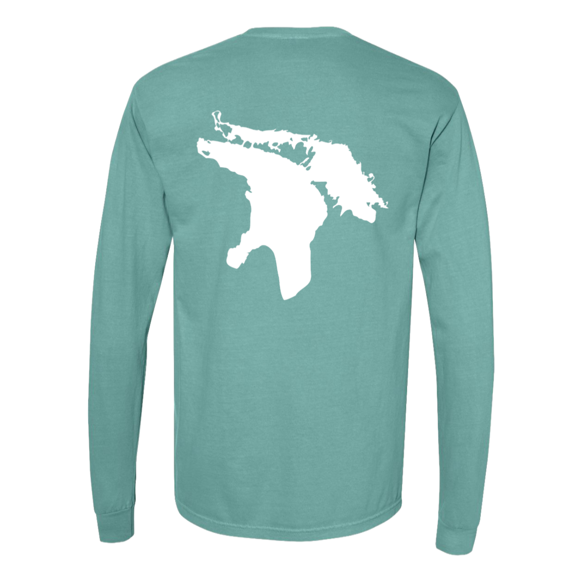 Lake Huron Long Sleeve T-Shirt Back Print - Comfort Colors