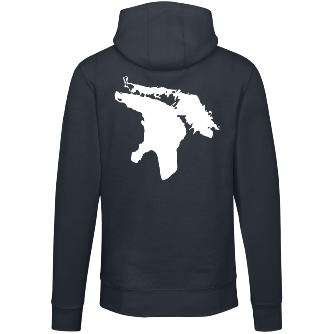 Lake Huron Hoodie Back Print