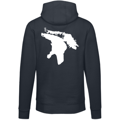 Lake Huron Hoodie Back Print