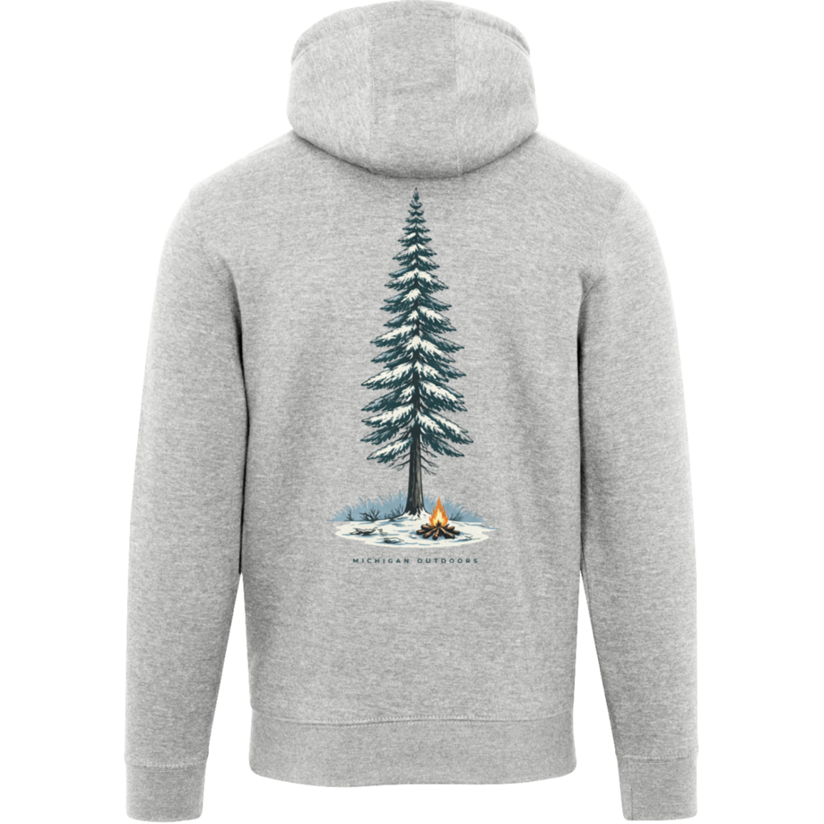 Michigan Outdoors Hoodie Back Print