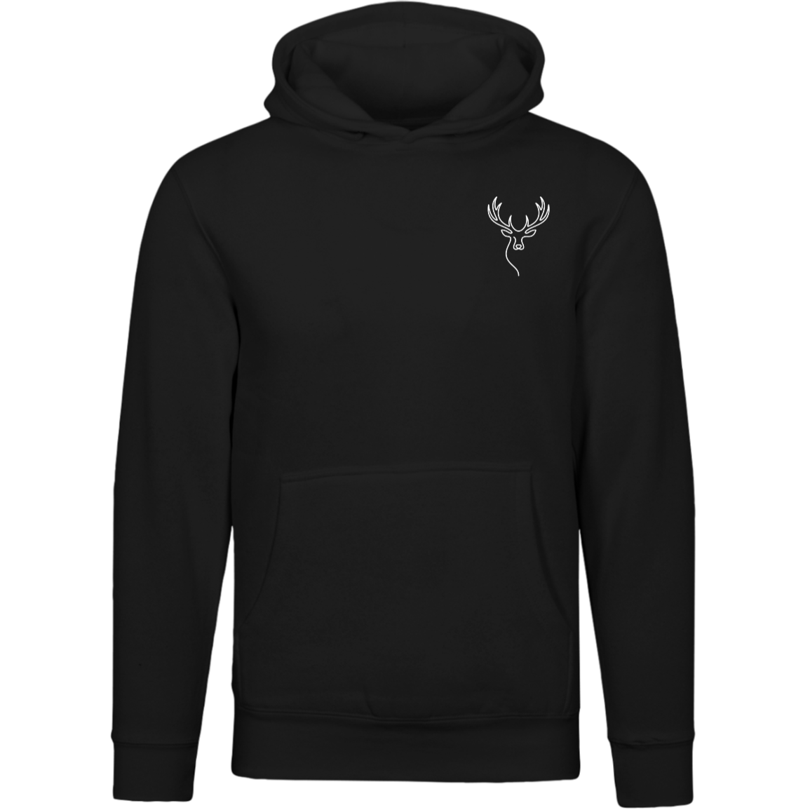 Elk One-Line Hoodie Back Print