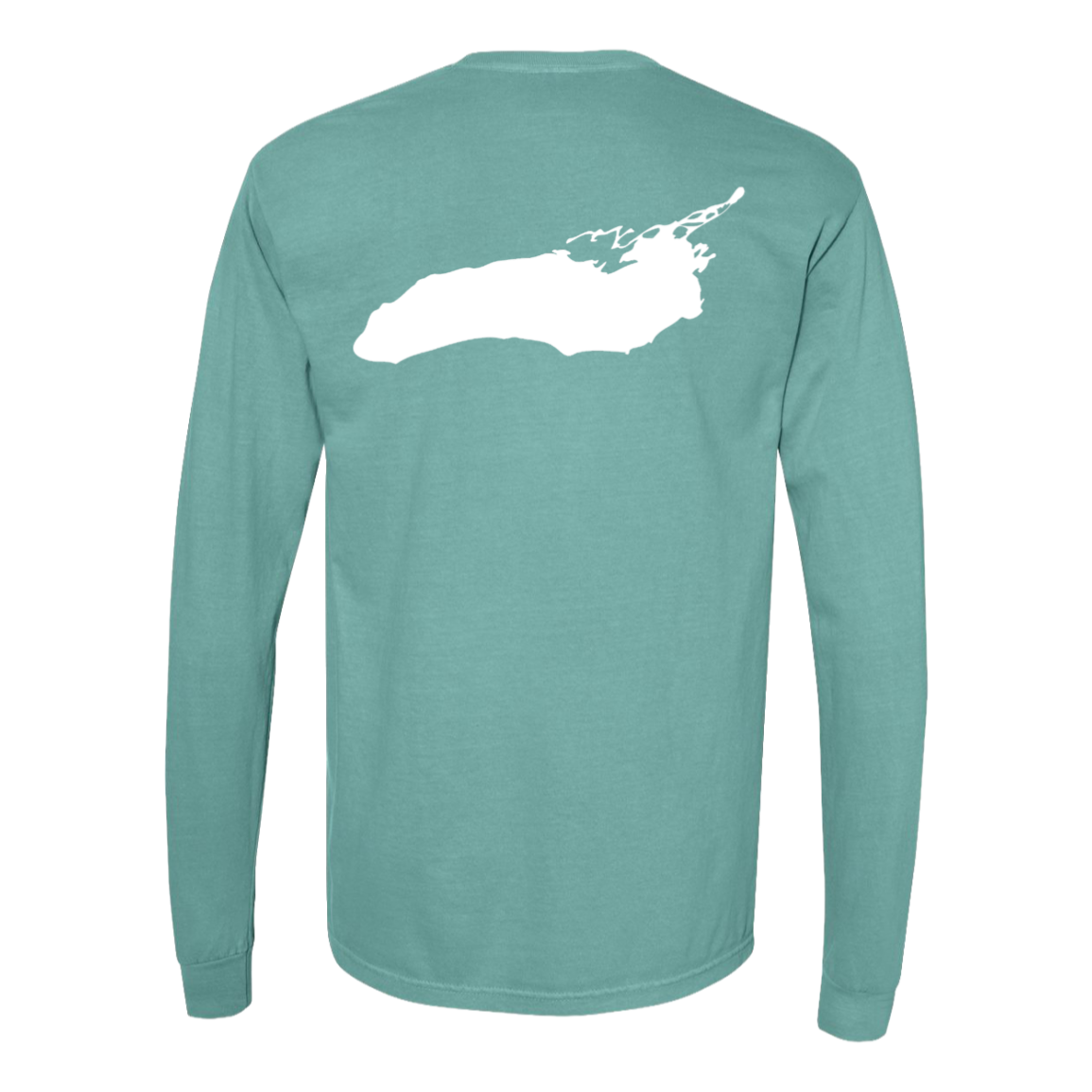 Lake Ontario Long Sleeve T-Shirt Back Print - Comfort Colors