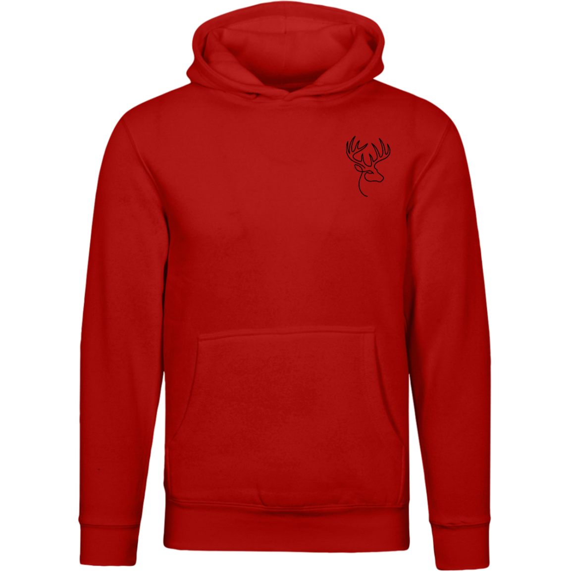 Buck One-Line Hoodie Back Print