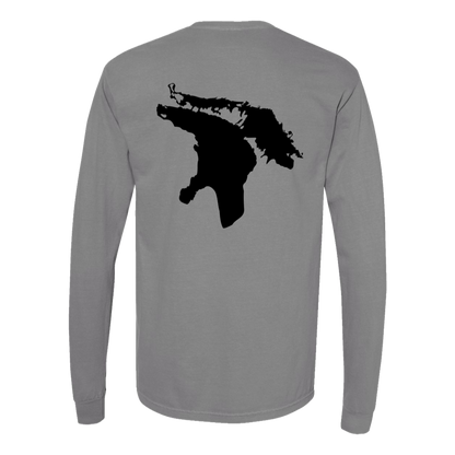 Lake Huron Long Sleeve T-Shirt Back Print - Comfort Colors