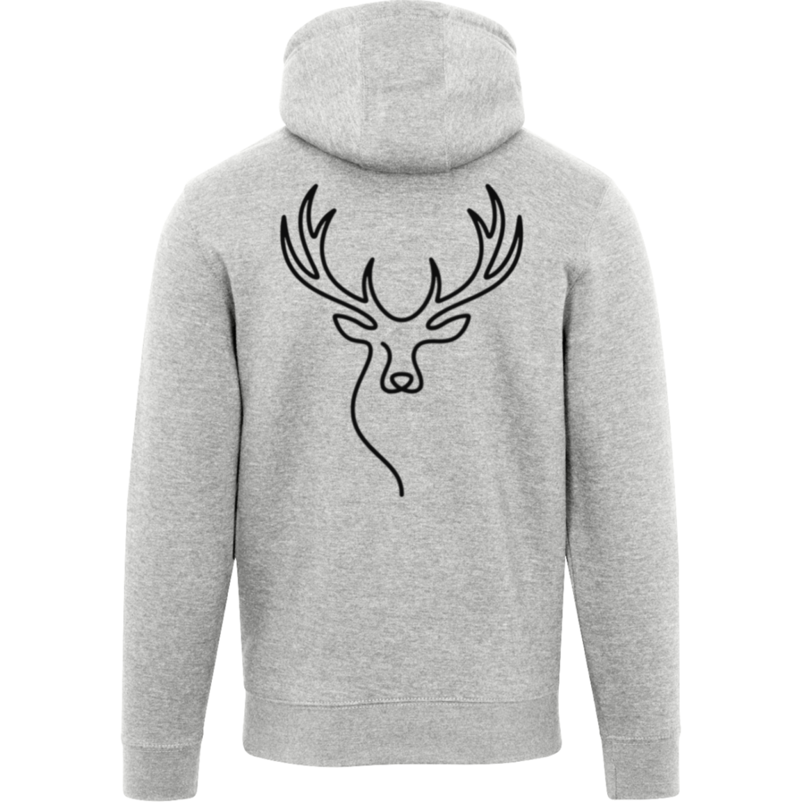 Elk One-Line Hoodie Back Print