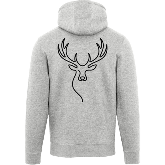 Elk One-Line Hoodie Back Print