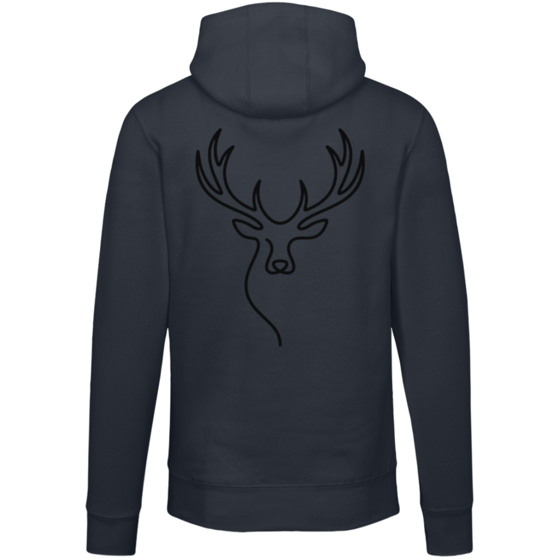 Elk One-Line Hoodie Back Print