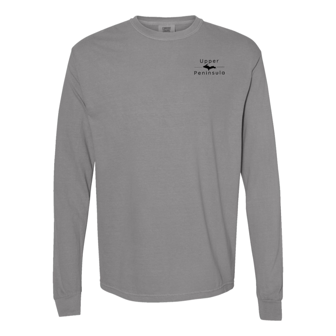 Upper Peninsula Long Sleeve T-Shirt Back Print - Comfort Colors