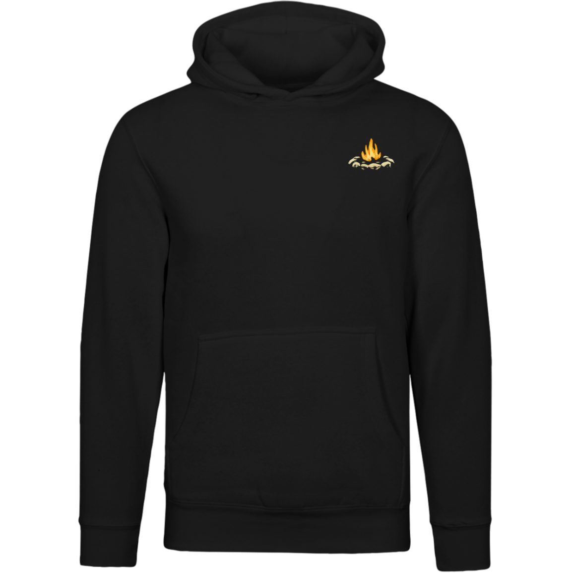 Upper Peninsula Campfire Hoodie Back Print