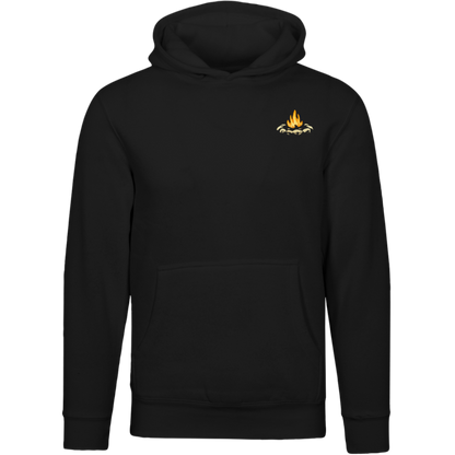 Upper Peninsula Campfire Hoodie Back Print