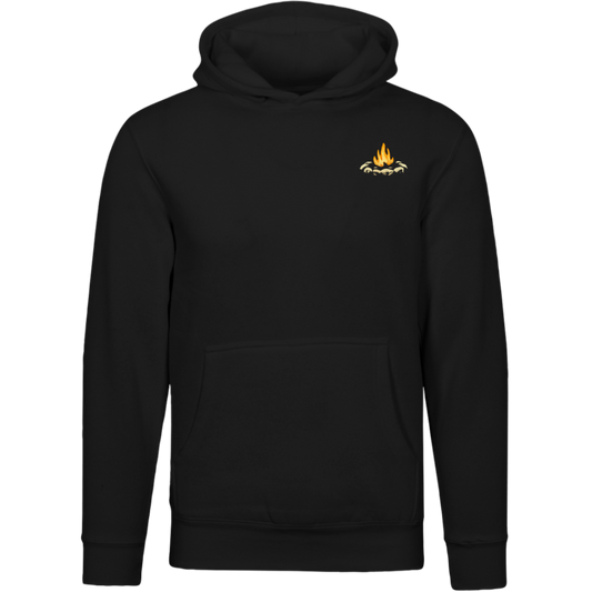 Upper Peninsula Campfire Hoodie Back Print