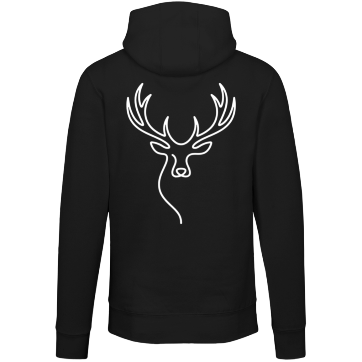 Elk One-Line Hoodie Back Print