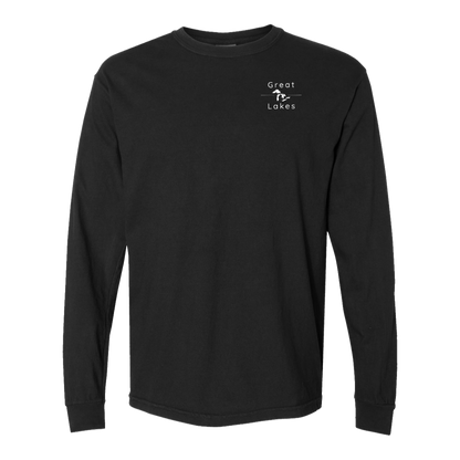 Great Lakes Long Sleeve T-Shirt Back Print - Comfort Colors