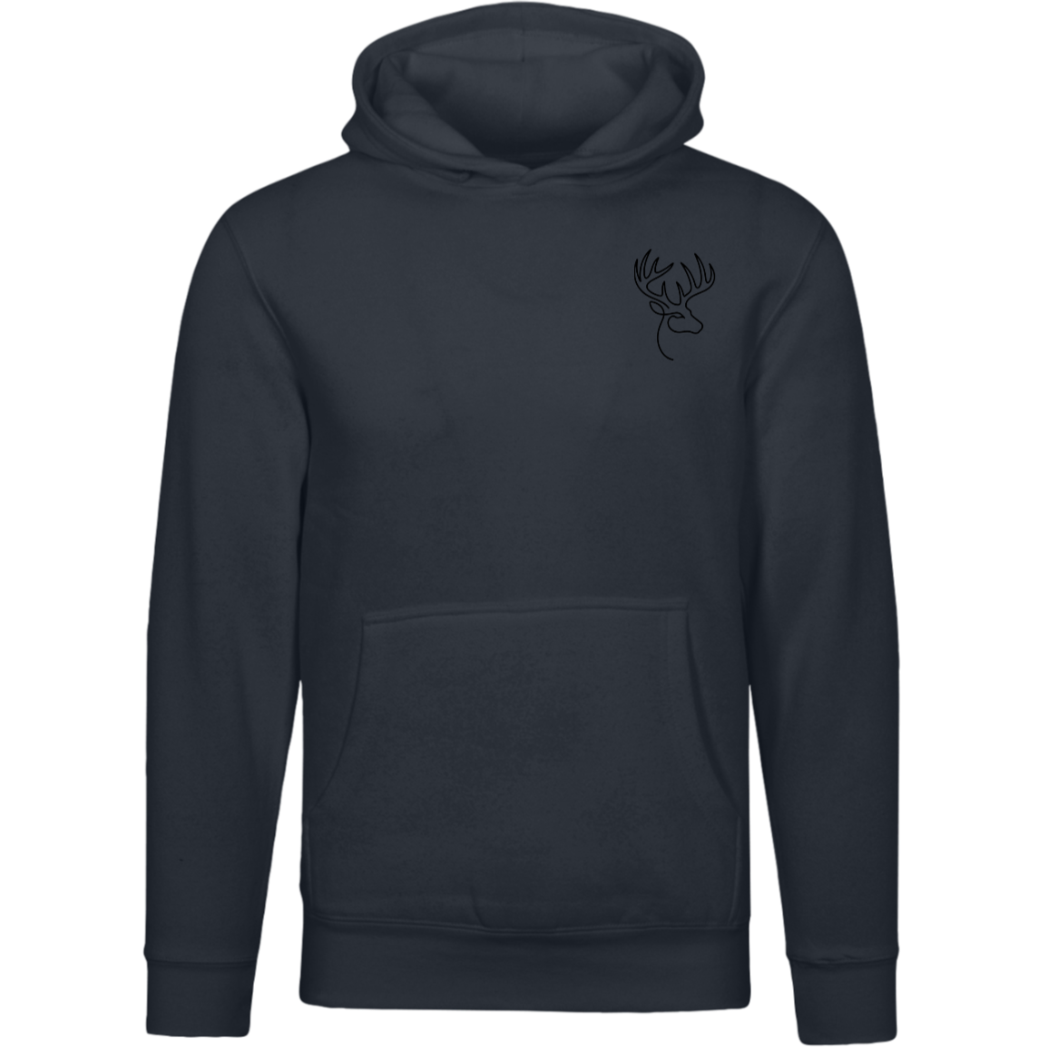 Buck One-Line Hoodie Back Print