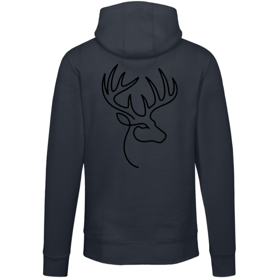 Buck One-Line Hoodie Back Print