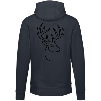 Buck One-Line Hoodie Back Print