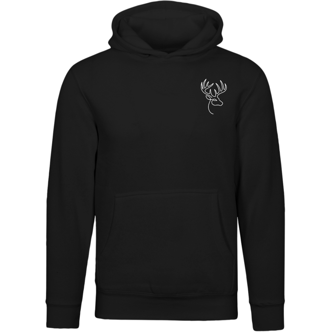 Buck One-Line Hoodie Back Print
