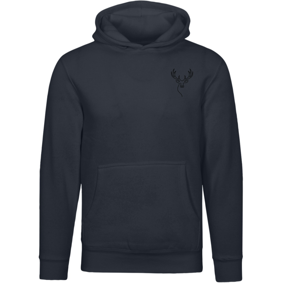 Elk One-Line Hoodie Back Print