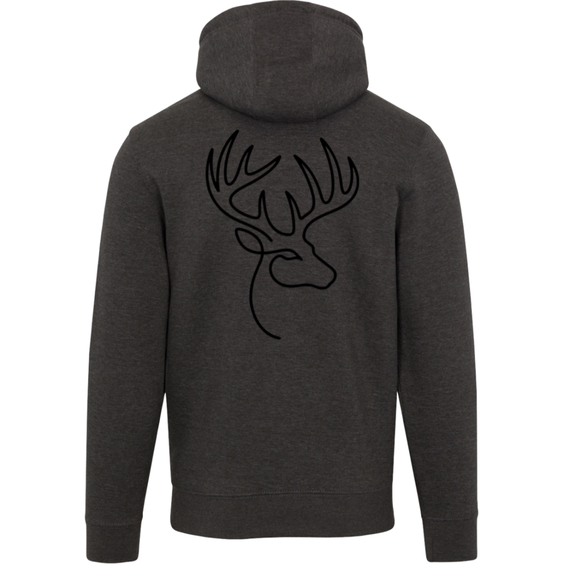 Buck One-Line Hoodie Back Print