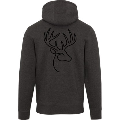 Buck One-Line Hoodie Back Print
