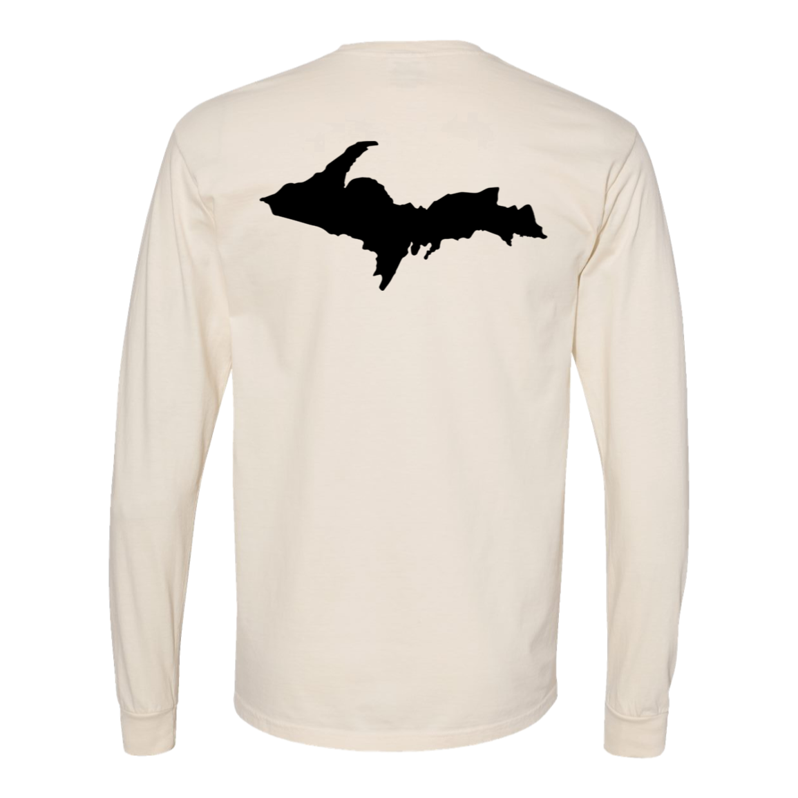 Upper Peninsula Long Sleeve T-Shirt Back Print - Comfort Colors