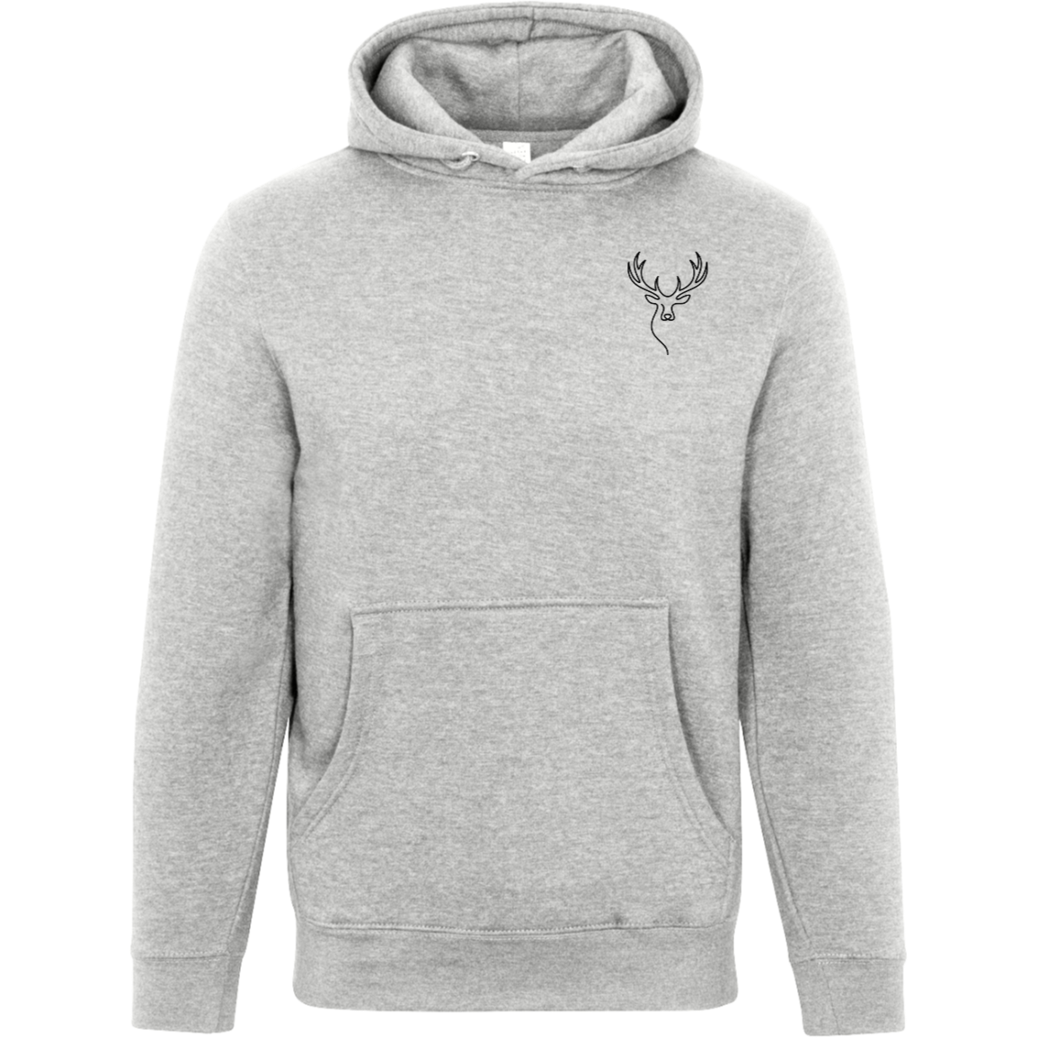Elk One-Line Hoodie Back Print