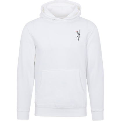 Pileated Woodpecker One-Line Hoodie Back Print