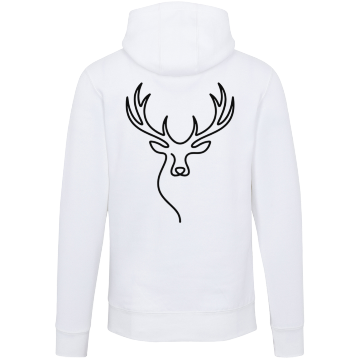 Elk One-Line Hoodie Back Print