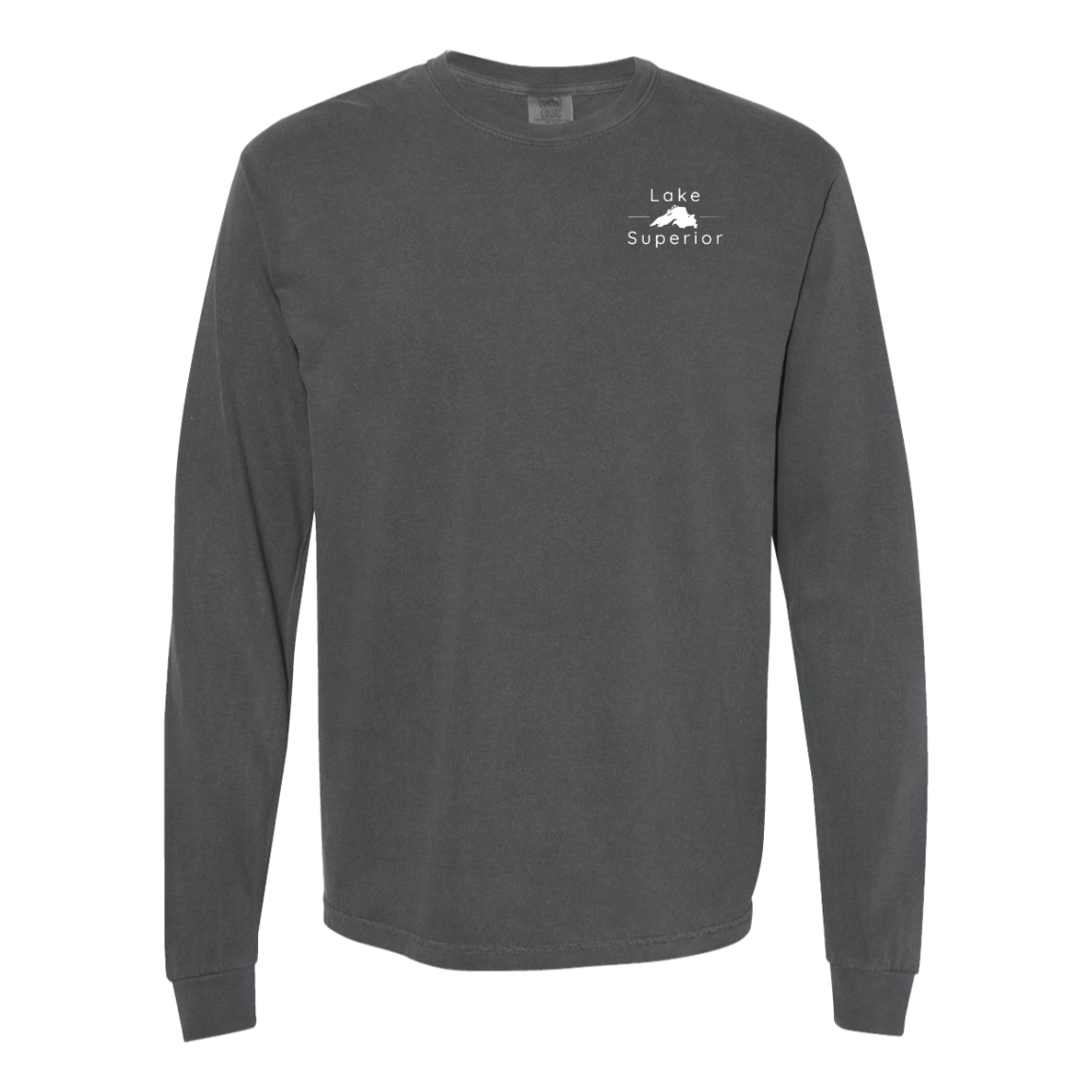 Lake Superior Long Sleeve T-Shirt Back Print - Comfort Colors