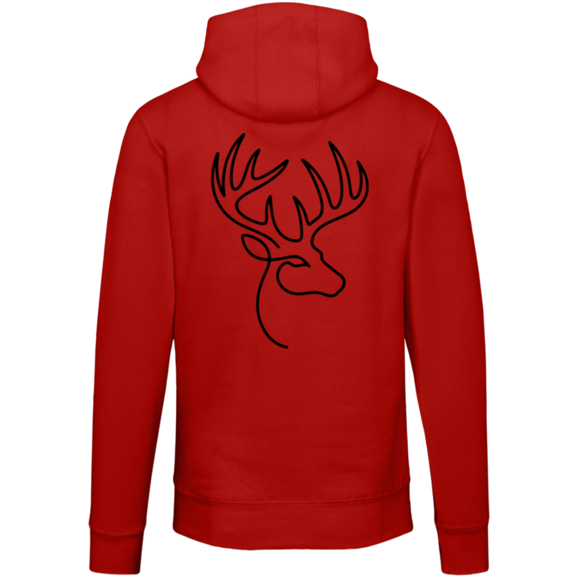 Buck One-Line Hoodie Back Print