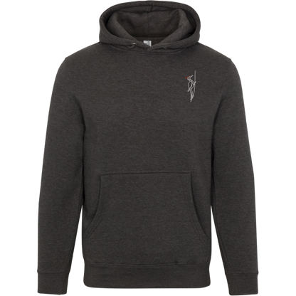 Pileated Woodpecker One-Line Hoodie Back Print