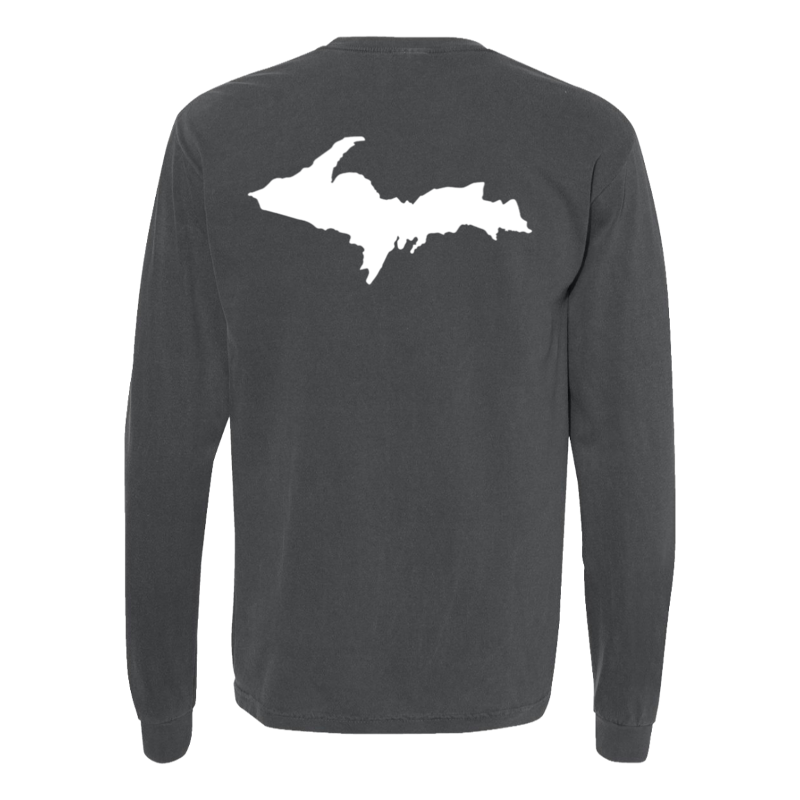 Upper Peninsula Long Sleeve T-Shirt Back Print - Comfort Colors