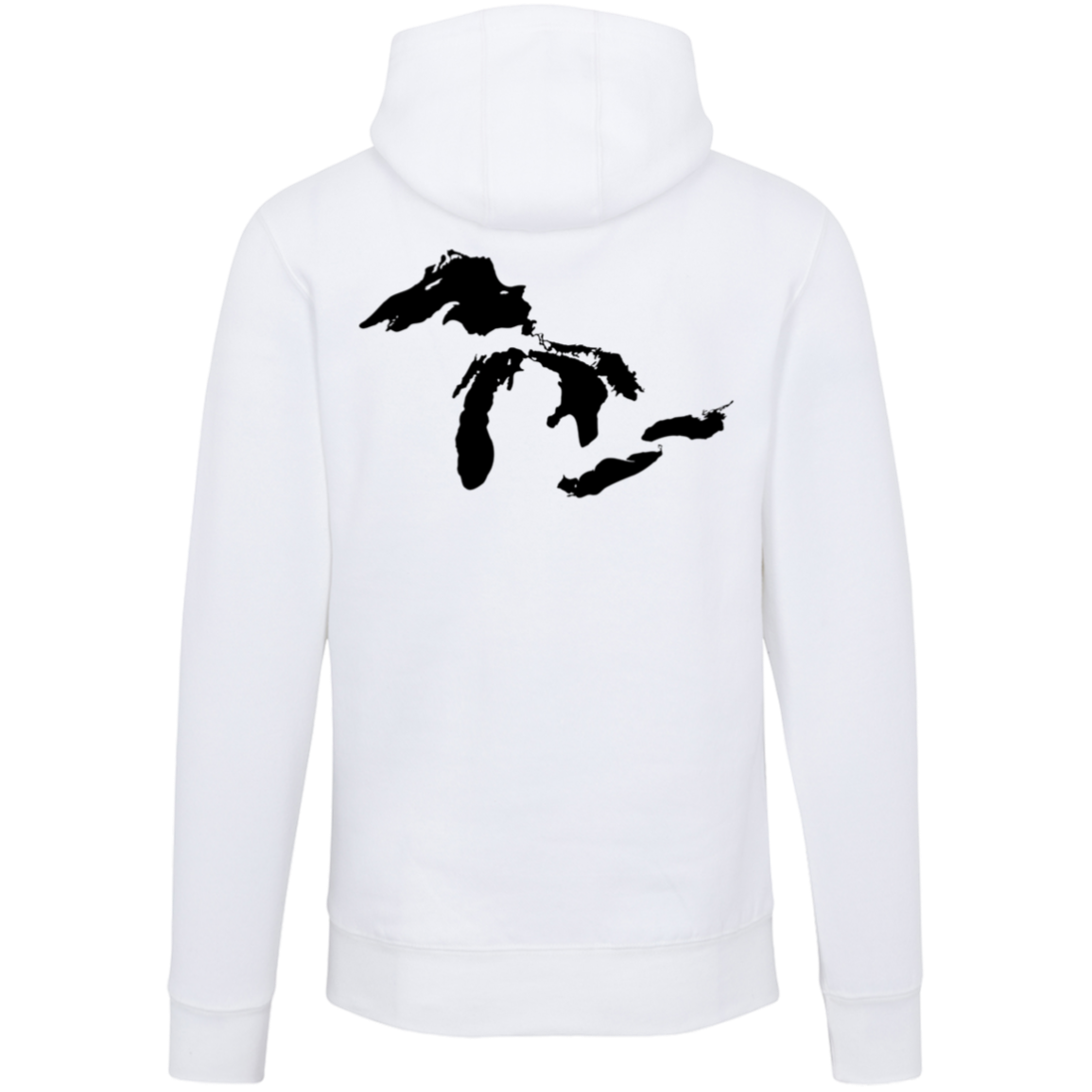 Great Lakes Hoodie Back Print
