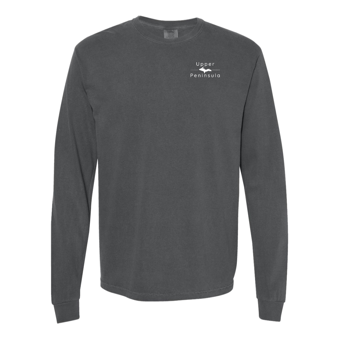 Upper Peninsula Long Sleeve T-Shirt Back Print - Comfort Colors
