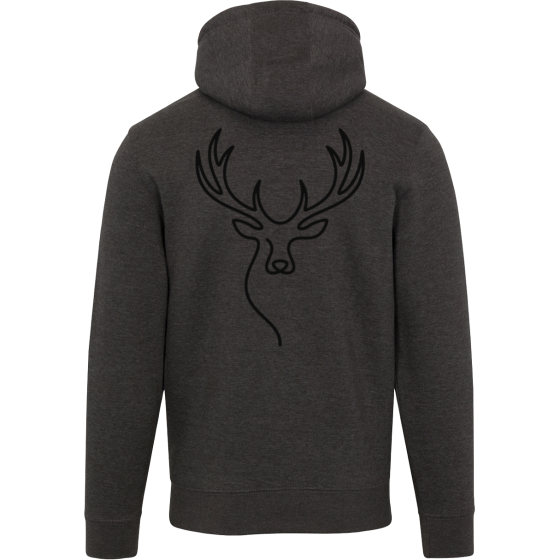 Elk One-Line Hoodie Back Print