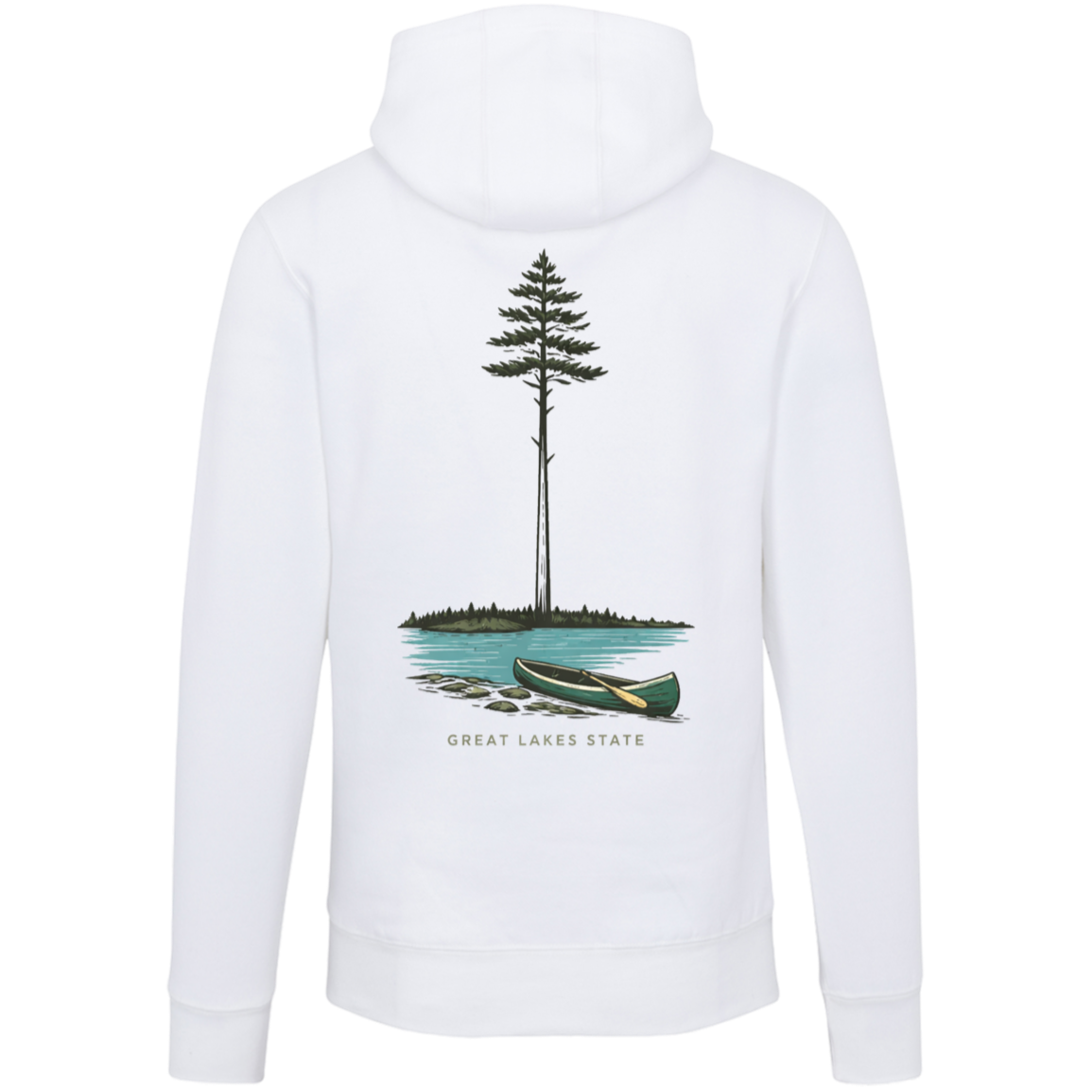 Great Lakes State Hoodie Back Print