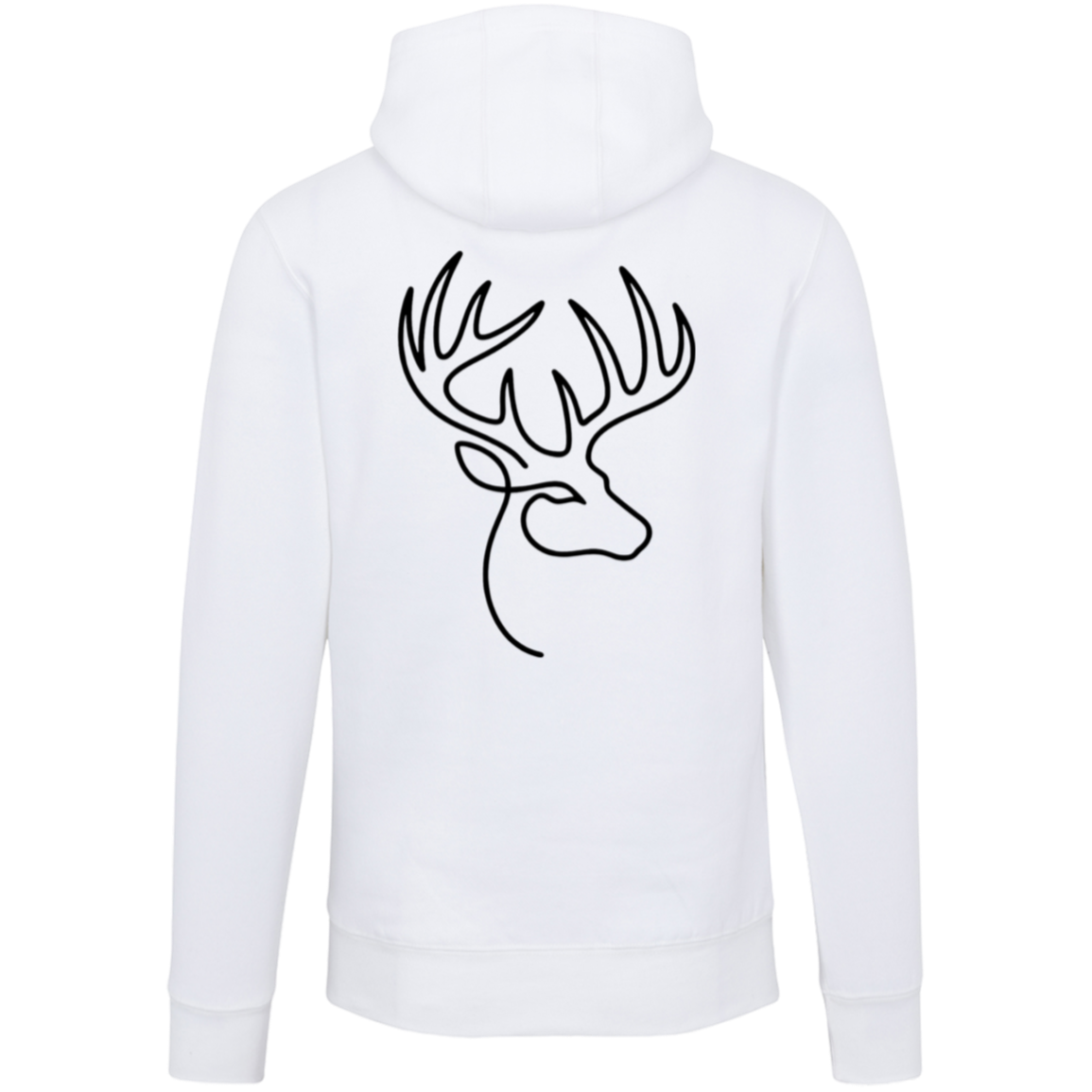 Buck One-Line Hoodie Back Print