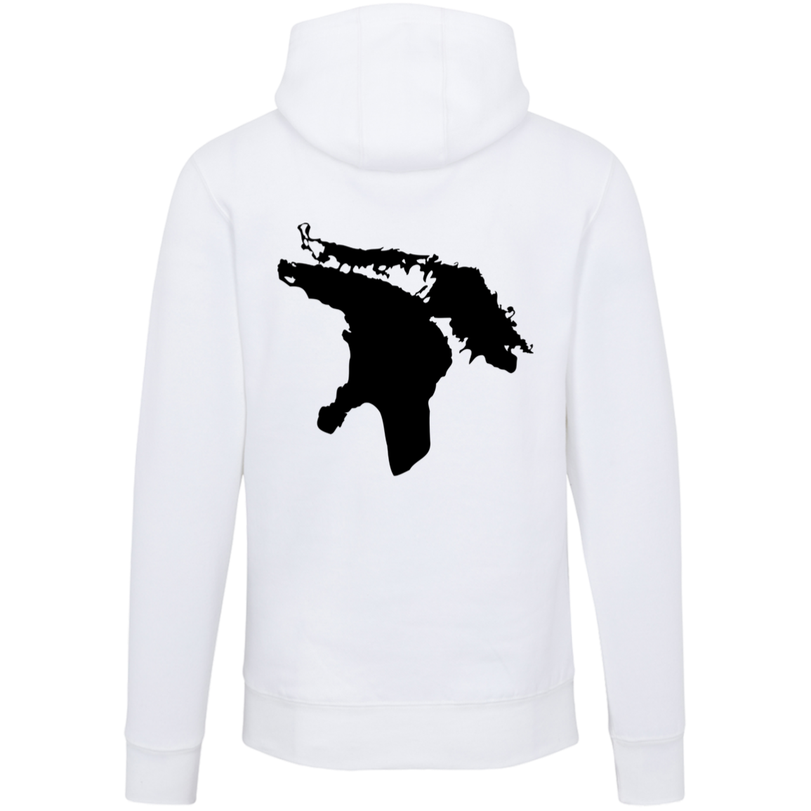 Lake Huron Hoodie Back Print