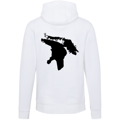 Lake Huron Hoodie Back Print