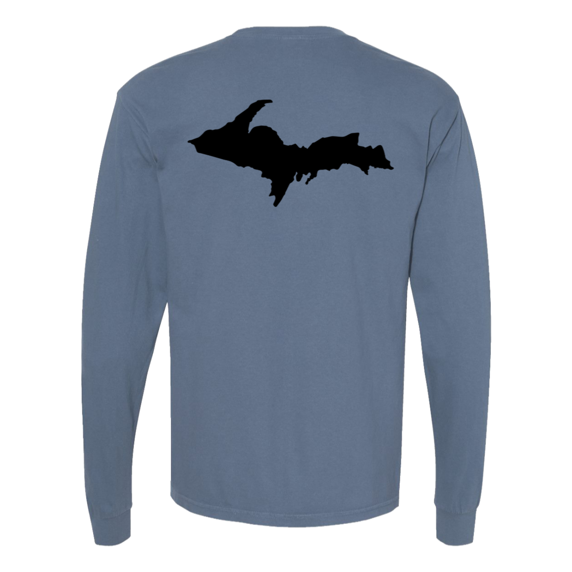 Upper Peninsula Long Sleeve T-Shirt Back Print - Comfort Colors