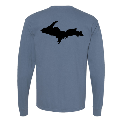 Upper Peninsula Long Sleeve T-Shirt Back Print - Comfort Colors